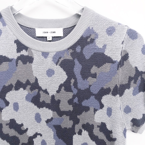 John-Jenn Flower Cammo Sweater Dress s/p - Picture 4 of 7